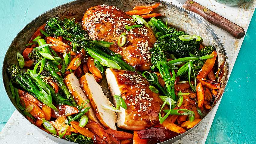 Einfache gesunde Rezepte für das Mittagessen